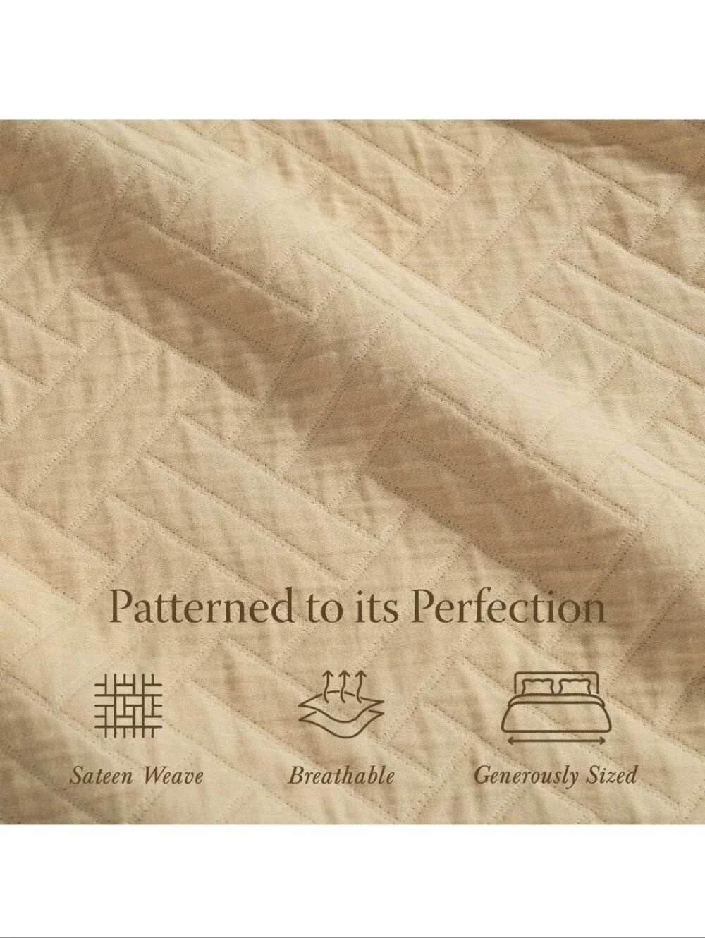 Threadmill Luxury Cotton Blanket for King Size Bed All-Season Cozy 100% Cotton